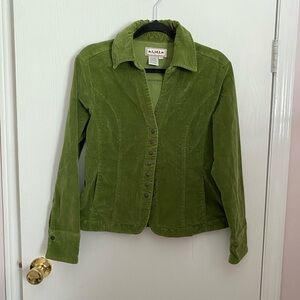 A.M.I. Green Corduroy Jacket Size M